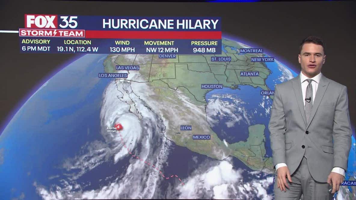 Hurricane Hilary to hit California